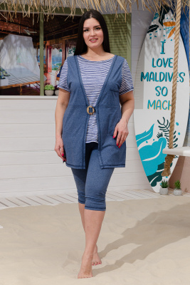 Костюм женский 9219 индиго