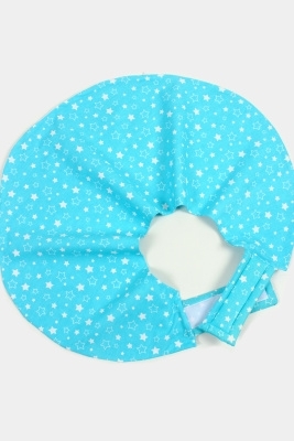 Чехол на подушку для кормления на липучке арт. ЧХ-ПД-К/звездочка-бирюза