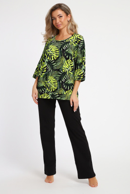 Костюм 51164 зеленый/листья